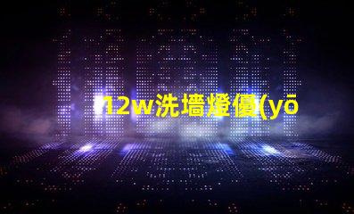 12w洗墻燈優(yōu)質(zhì)照明效果與節(jié)能解讀