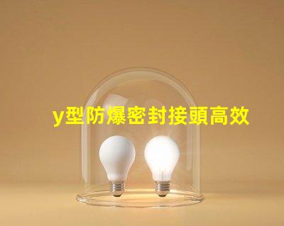 y型防爆密封接頭高效能防爆接頭應(yīng)用解析