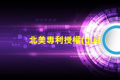 北美專利授權(quán)