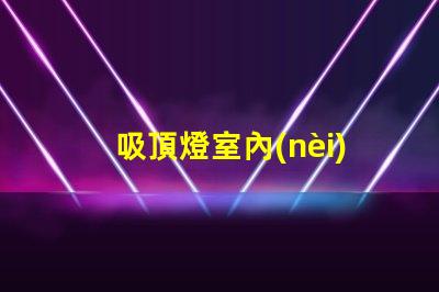 吸頂燈室內(nèi)提升家居空間的完美選擇