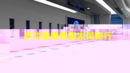 多功能燈桿廠家揭秘行業(yè)領(lǐng)先的智能照明解決方案