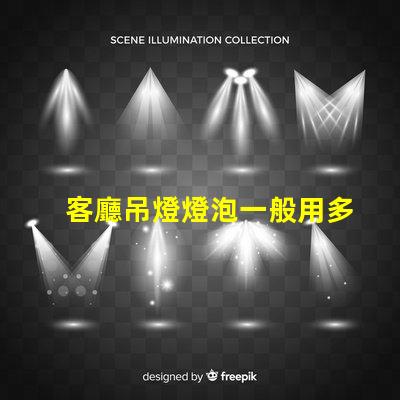 客廳吊燈燈泡一般用多少w選擇合適功率的重要性解析