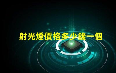 射光燈價格多少錢一個市場價格解析與選購指南