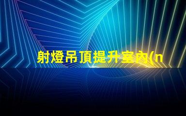 射燈吊頂提升室內(nèi)氛圍的智能照明解決方案