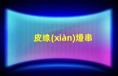 皮線(xiàn)燈串