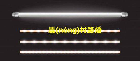 農(nóng)村路燈報價一般是多少了解價格背后的質(zhì)量與性能