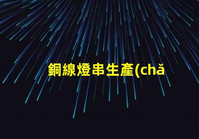 銅線燈串生產(chǎn)廠家
