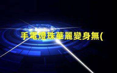 手電燈珠華麗變身無(wú)人機(jī)燈,改裝攻略
